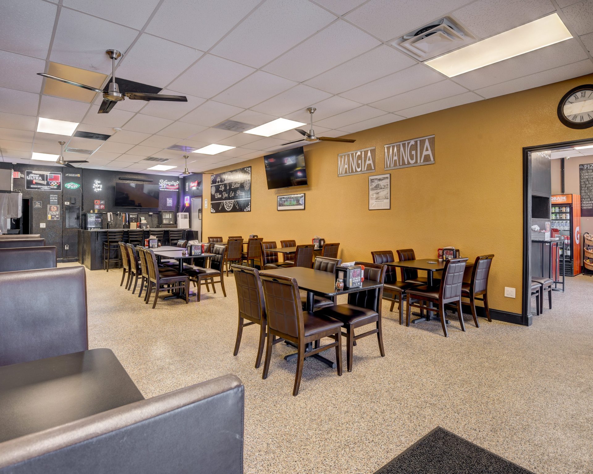 Dine in, take out, or get it delivered